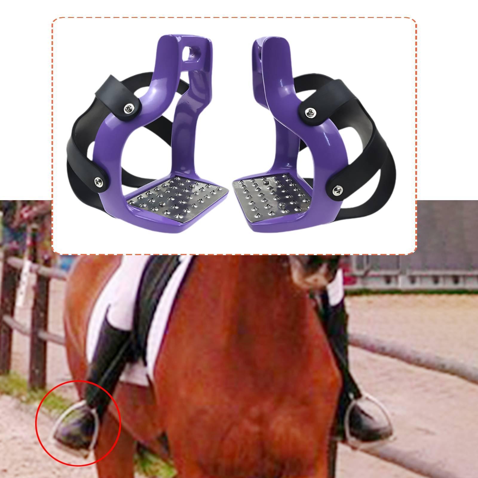 Sports Equipment Repair - 2 étriers de selle pour chevaux,
