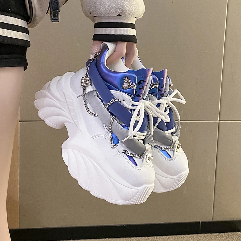 Sports Equipment For Running - Baskets compensées Kawaii pour femmes, chaussures