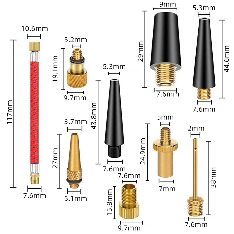 Kit de gonflage de pneus de vé - Basketball Pump Needle avis et prix