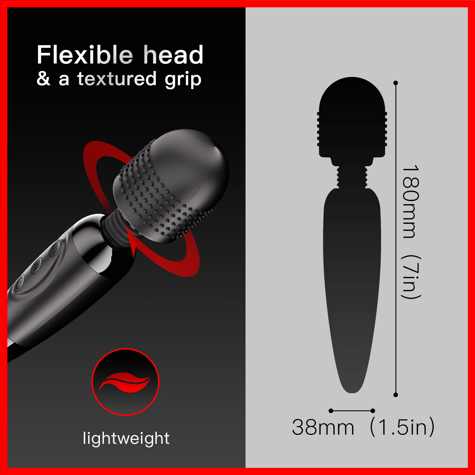 Bâton de massage électrique po - Lacrosse Stick Head avis et prix