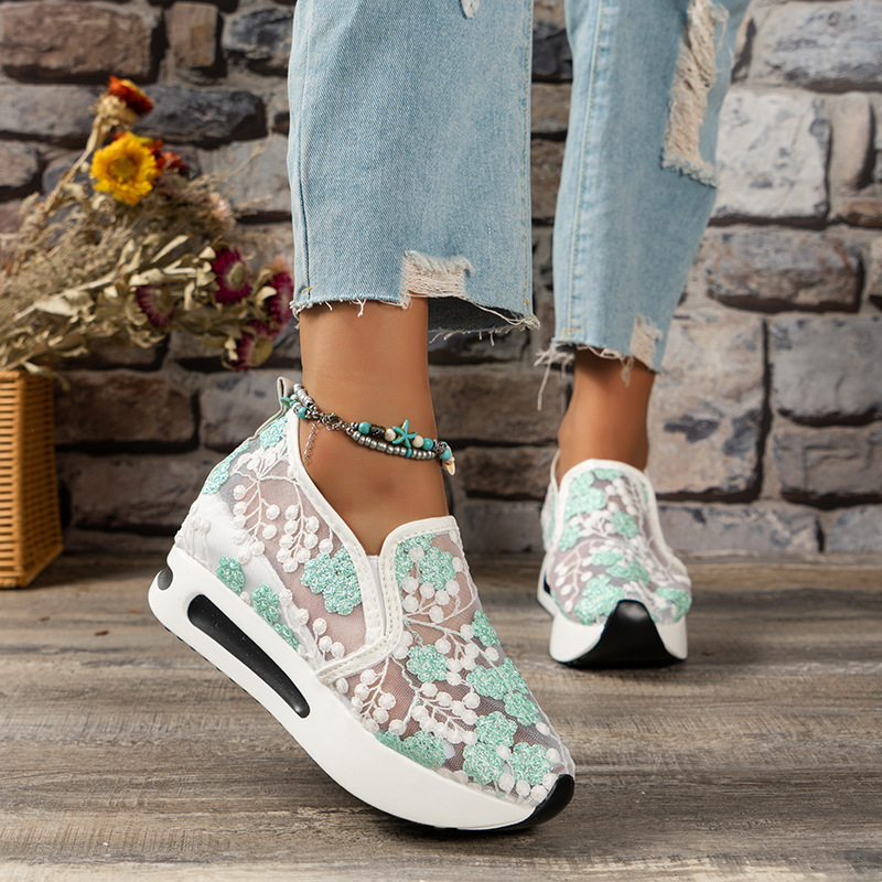 Chaussures plates en dentelle  - Sports Equipment For Running avis et prix